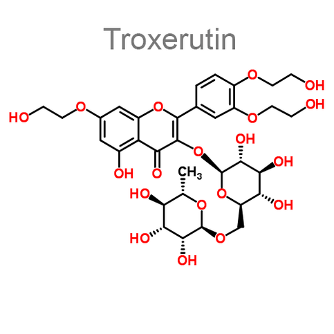 Component of composition Vasaxal - Troxerutin