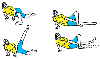 Varicose exercises on your feet